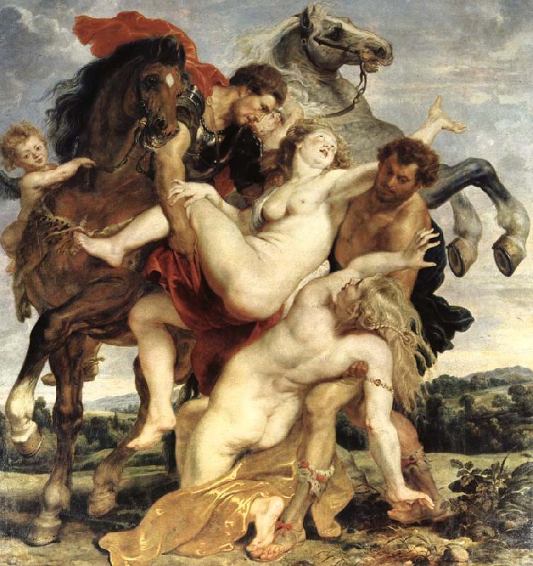 Peter Paul Rubens Rovet of Leucippus daughter France oil painting art